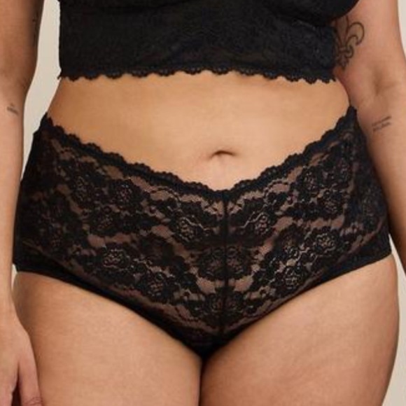 NWT Torrid Lace Boyshort V Waist Panty - Picture 2 of 6